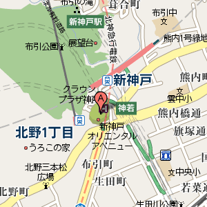 明石菊水新神戸店の周辺地図