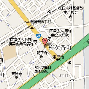 春雨の周辺地図