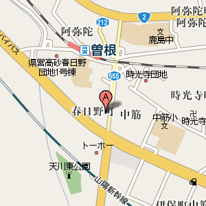 岩松寿しの周辺地図