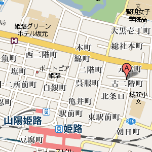 割烹森富の周辺地図