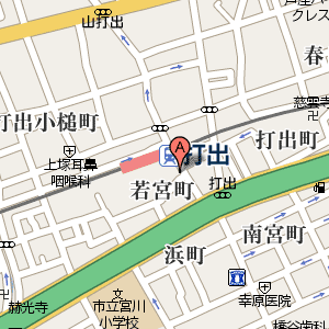 美喜の周辺地図