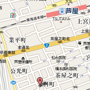 三佳の周辺地図