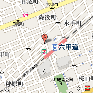 六甲双葉寿司の周辺地図