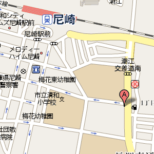 寿司安 の周辺地図