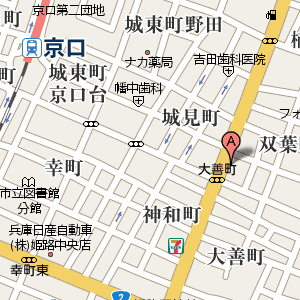 田吾作鮨(双葉店)の周辺地図