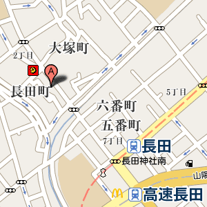 鮨うろこの周辺地図