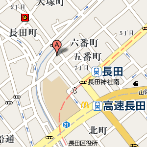 辰巳寿司の周辺地図