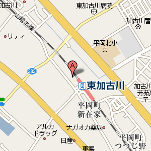 魚市東店の周辺地図