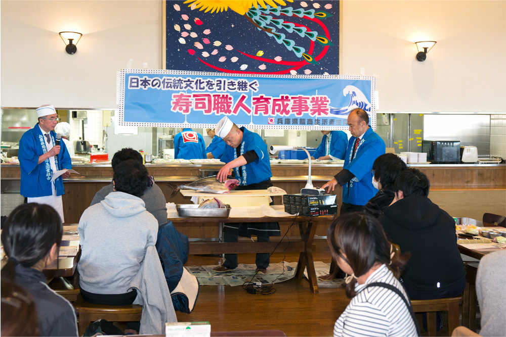 2018/2/8 寿司技術の伝承（実習）兵庫県立神出学園 写真7